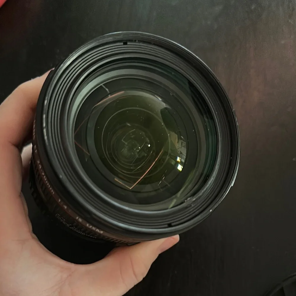 Canon 5D Mark IV Red Lens 24-70mm 1:4 Black Camera Lens